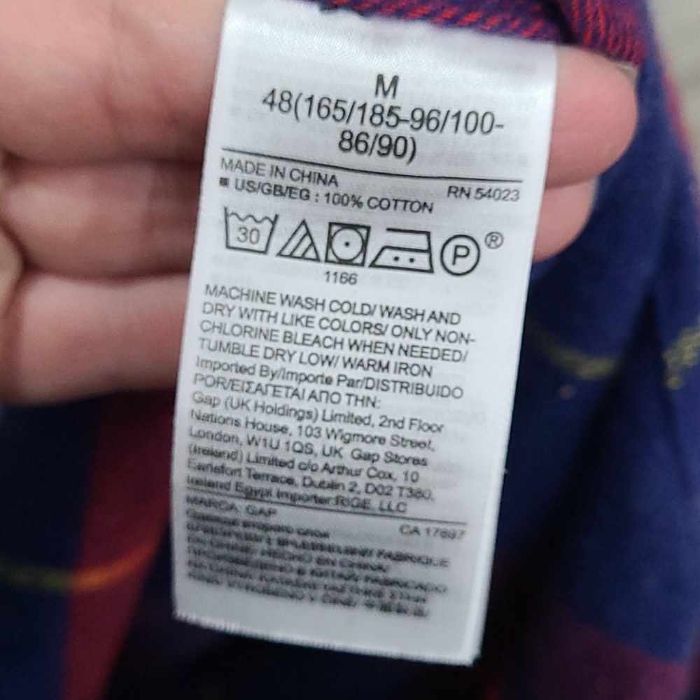 Gap Plaid Flannel Button Down - image 4